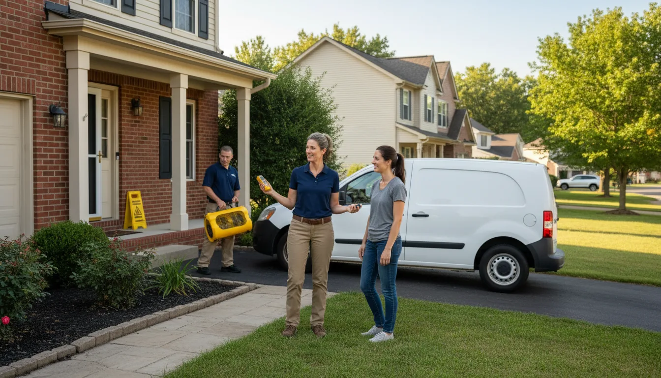 Water restoration image for Flood Water Cleanup, Removal And Restoration Services in Burlington, WV